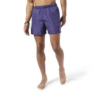 Reebok Beachwear Basic Boxer Kurze Hose Herren - Lila - DE 124-ISP